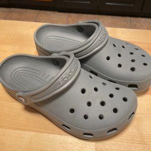 Gray crocs
